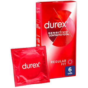 Durex Preservativos Sensitivo Contacto Total 6 un.