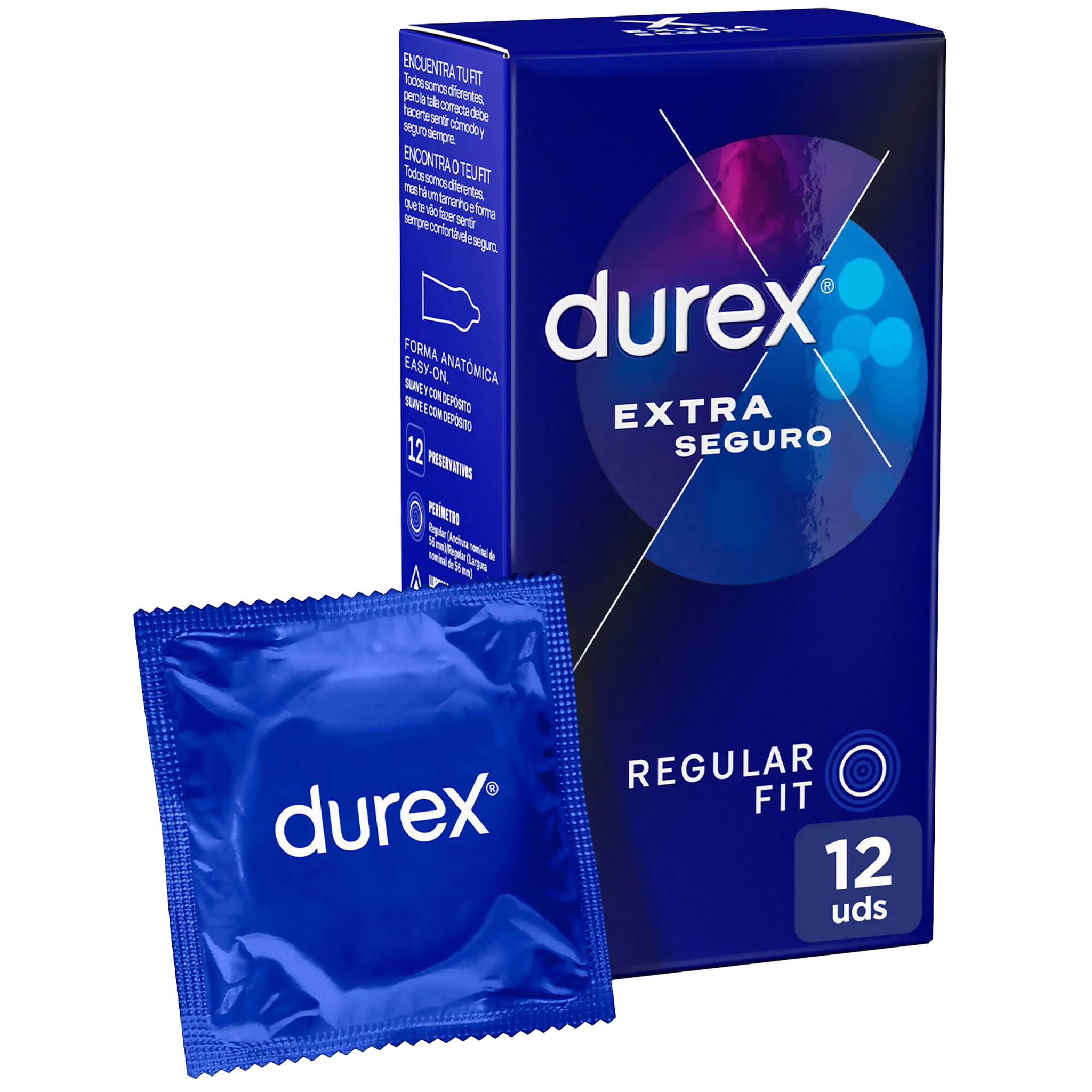 Durex Preservativos Extra Seguro 12 un.
