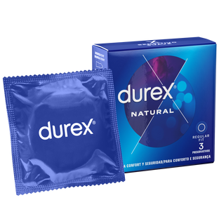 Durex Preservativos Natural 3 un.