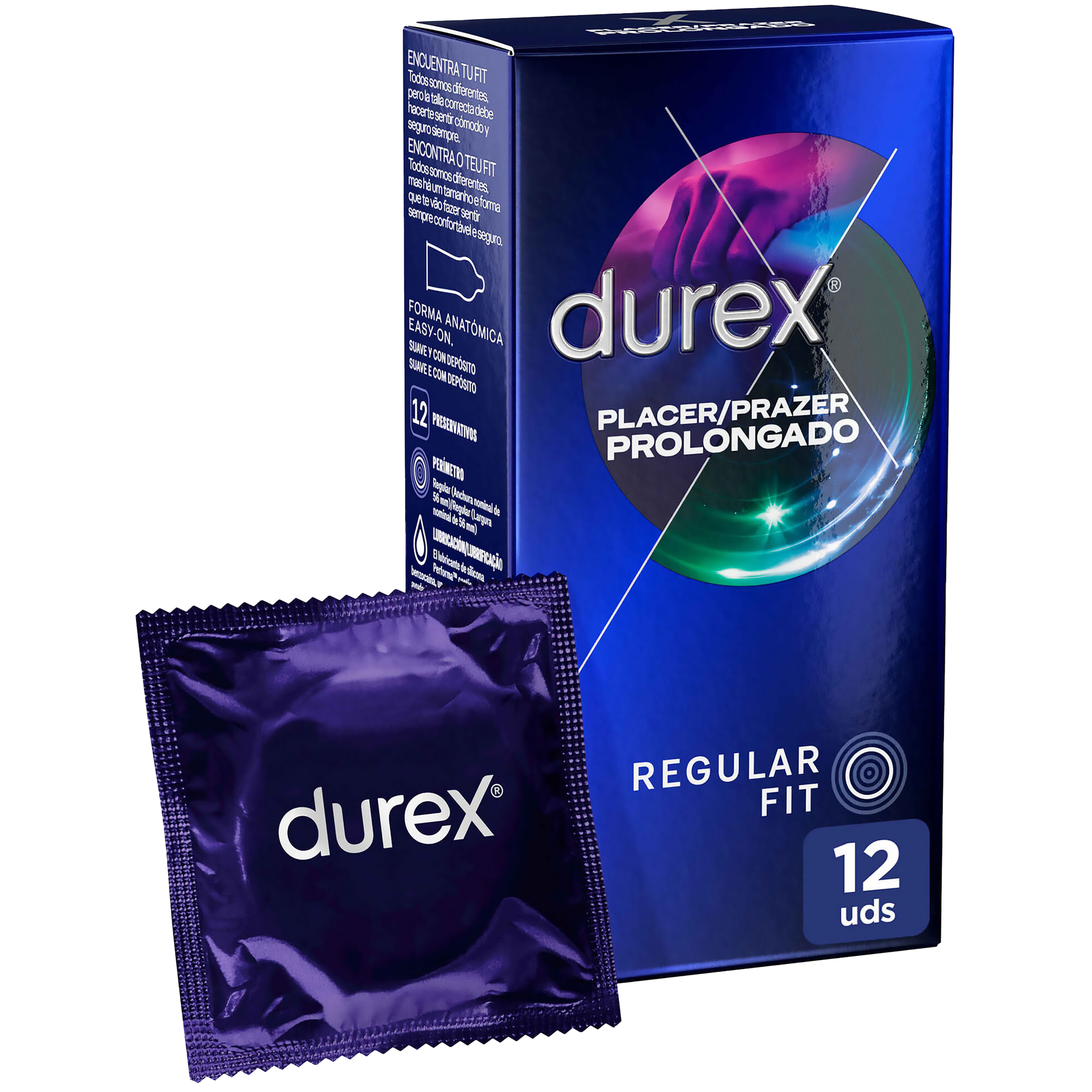 Durex Preservativos Prazer Prolongado 12 un.