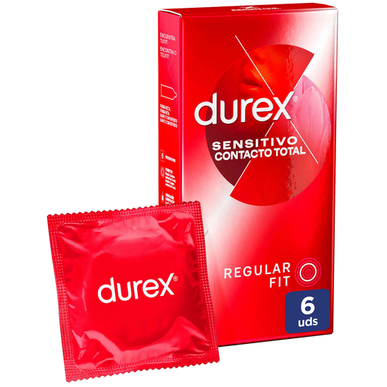 Durex Preservativos Sensitivo Contacto Total 6 un.