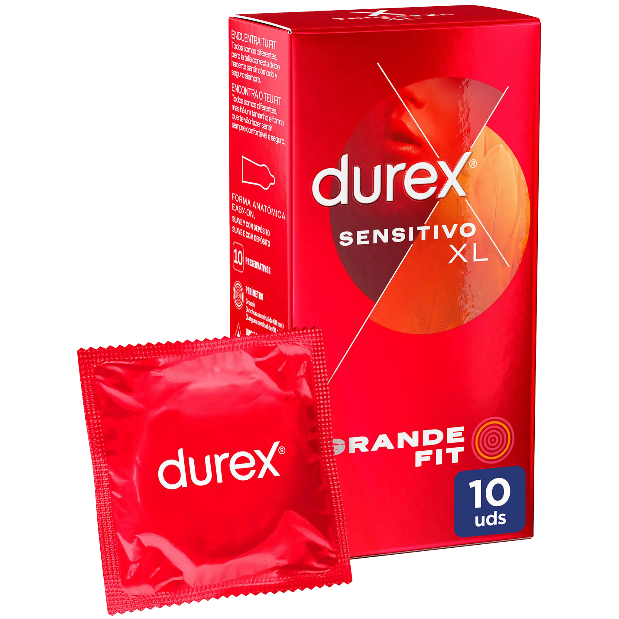 Durex Preservativos Sensitivo XL 10 un.